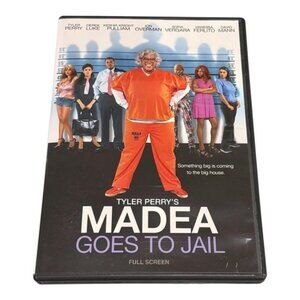 Madea Goes To Jail DVD Full Screen Comedy Tyler Perry Lionsgate Movie Disc Teste